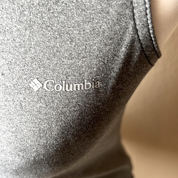 Columbia gray mesh racer back athletic tank, size medium - Picture 2 of 5